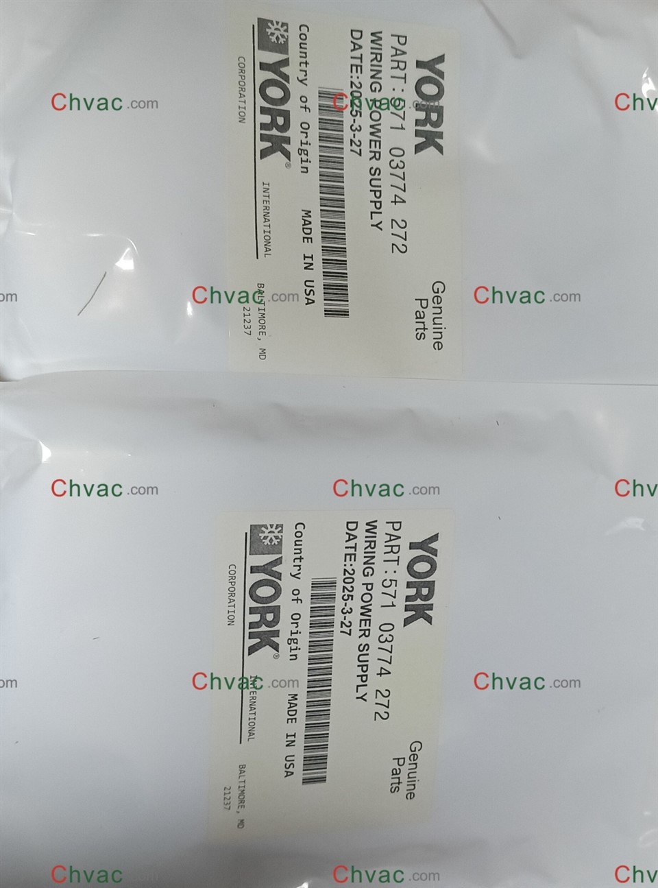 یارک 571-03774-272 وائرنگ پاور سپلائی YD